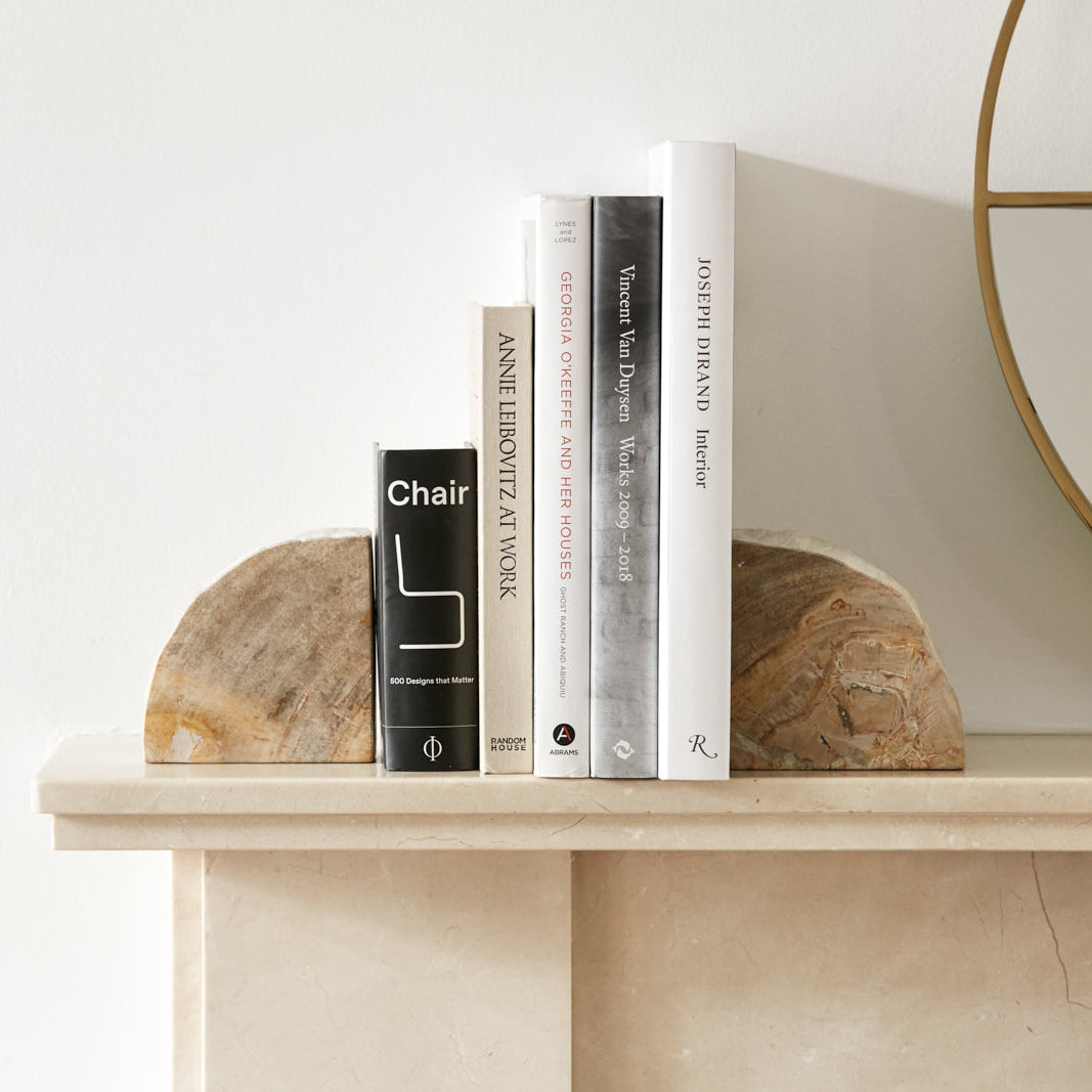 Acadia Petrified Wood Bookends – Inartisan.