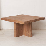 Ines Rustic Finish Squared-off Coffee Table