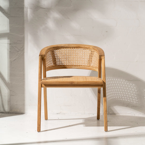 Amalia Rattan Rounded Dining Chair