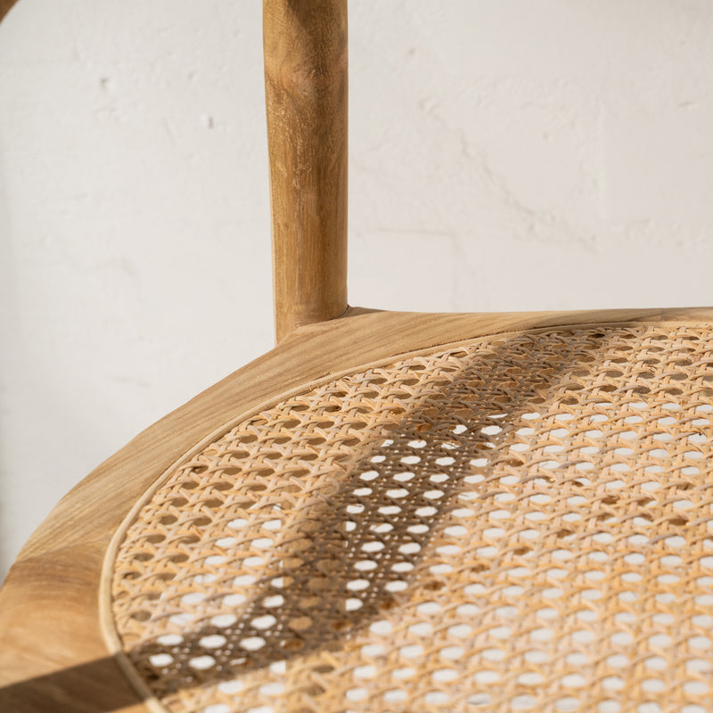 Espen Rattan Rounded Chair Natural
