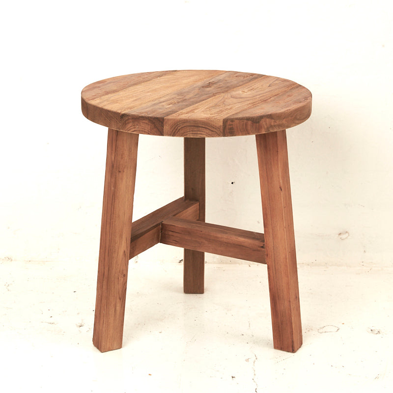 Evia Recycled Teak Side Table