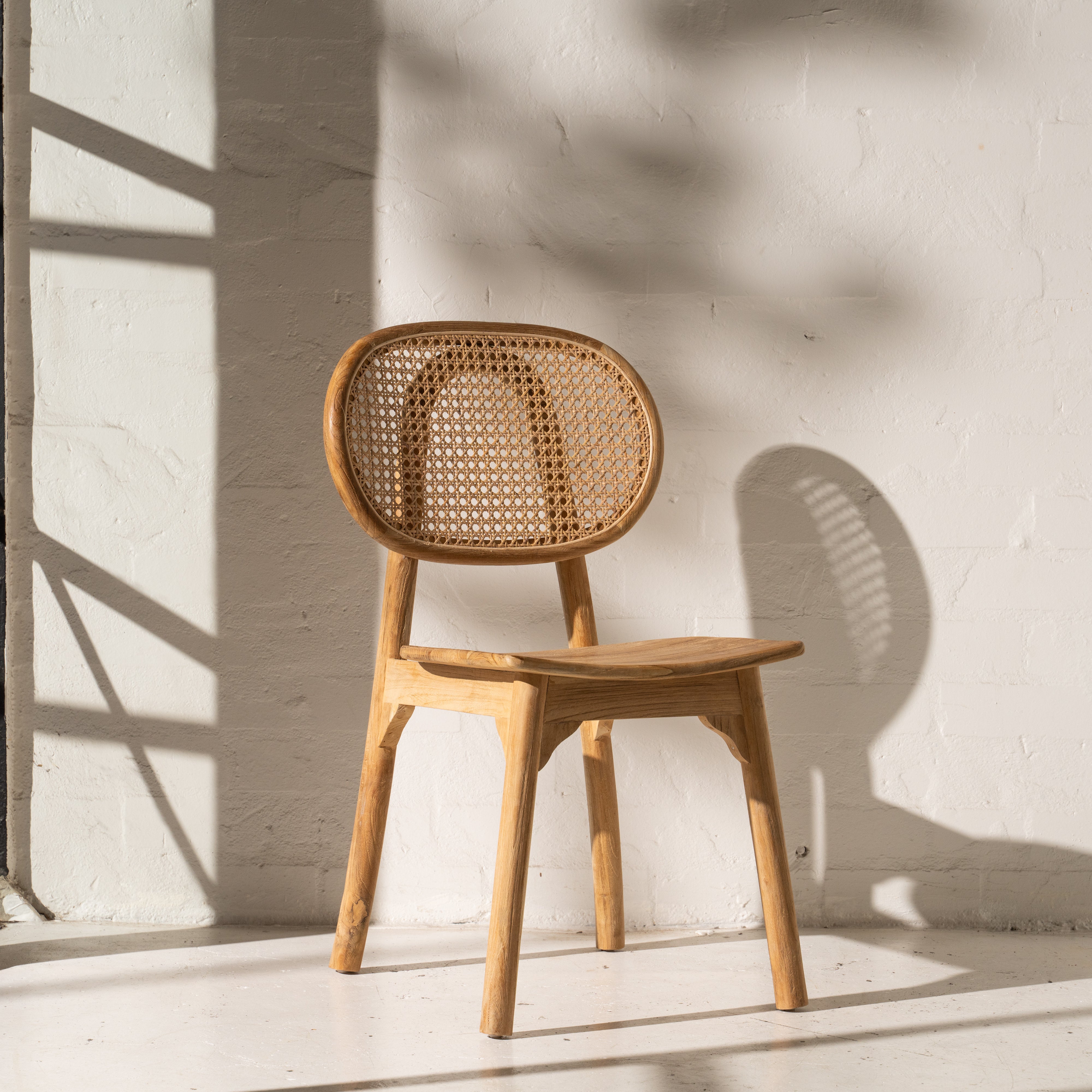 Straw Dining Chairs Lyra Rattan Trim Dining Chair Natural –