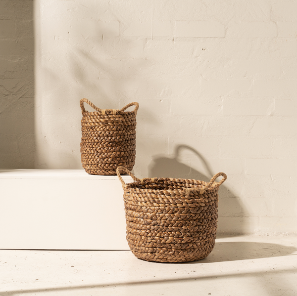 Textural Waterhyacinth Baskets