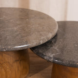 Neria Timber & Marble Cake Stand
