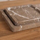 Neris Squared Marble Tray
