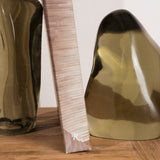 Olive Sculptural Bookends