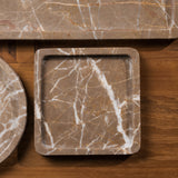Neris Squared Marble Tray