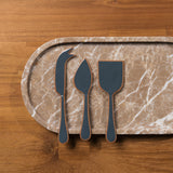 Alder Enamel Cheese Set - Slate