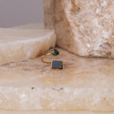 Abdera Double Stone Ring