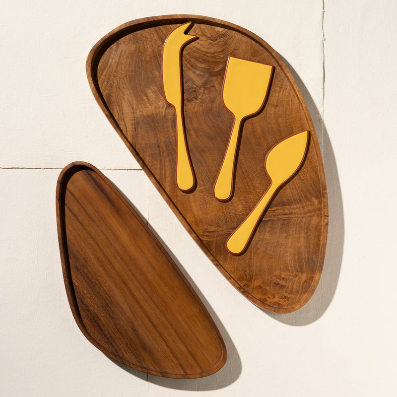 Alder Enamel Cheese Set - Chai