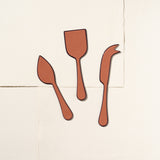 Alder Enamel Cheese Set - Pepperberry