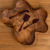 Alder Enamel Cheese Set - Hazelnut