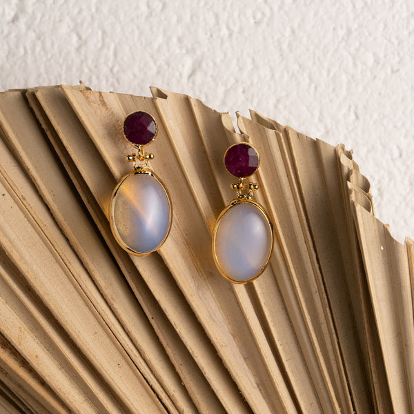Alev Double Drop Earrings