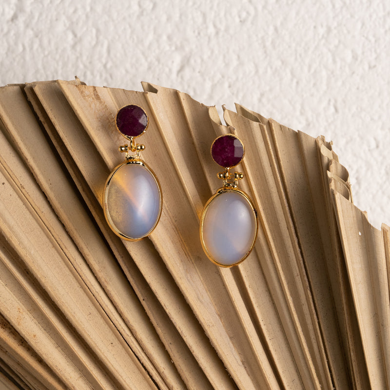 Alev Double Drop Earrings