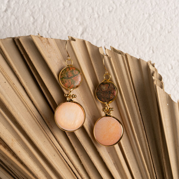 Alofa Double Drop Earrings