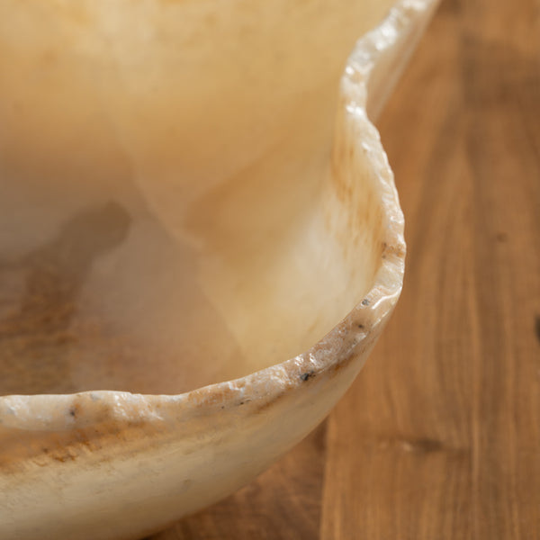 Amaris Curved Edge Solid Onyx Bowl