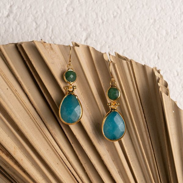 Antea Double Drop Earrings