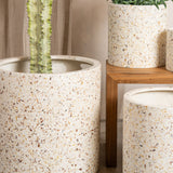 Arjen Lightweight Cylindrical Pot - Shell Finish