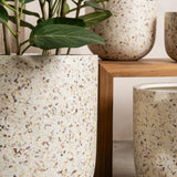 Inken Lightweight Curved Pot - Shell Finish