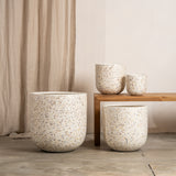 Inken Lightweight Curved Pot - Shell Finish