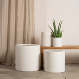 Arjen Lightweight Cylindrical Pot - Terrazzo Finish