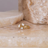 Balta Triple Stone Ring
