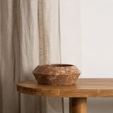 Catira Rosso Marble Angular Bowl