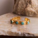 Keleos Multi Stone Cuff Bracelet