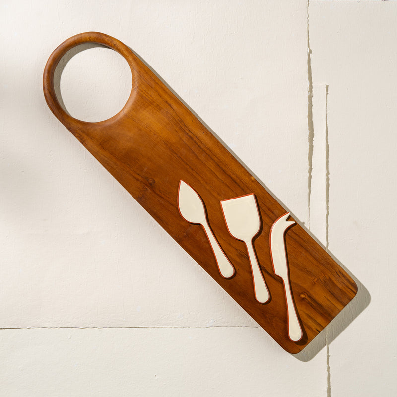 Alder Enamel Cheese Set