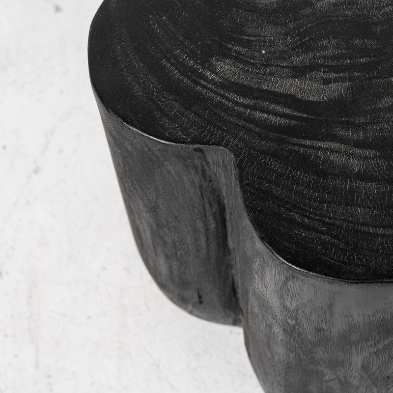 Flore Charred Side Table