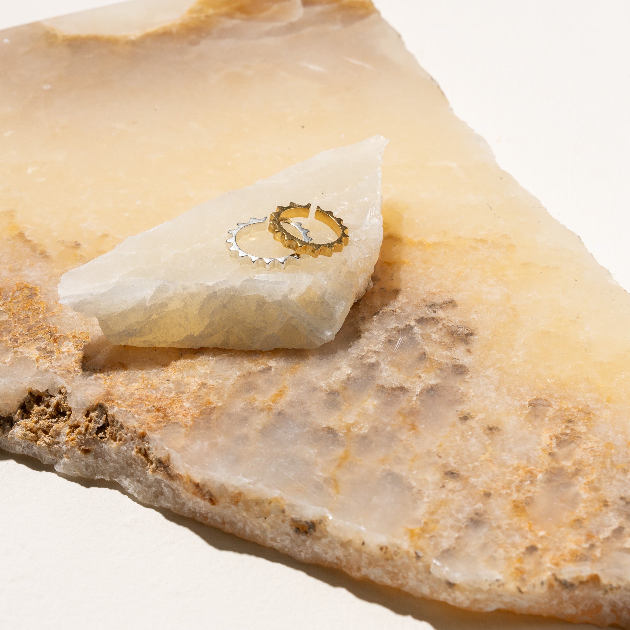 Elen Plate Rings Elene Angled Ring - Silver – Inartisan.