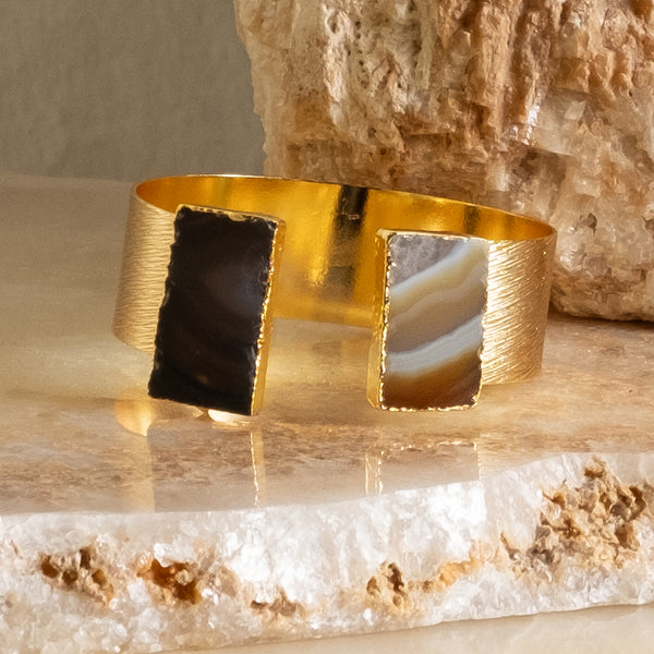 Eponi Double Stone Cuff Bracelet