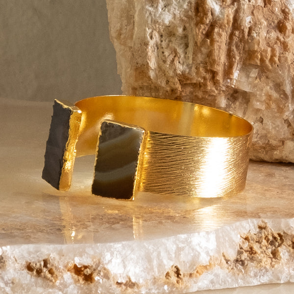 Eponi Double Stone Cuff Bracelet