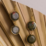 Damara Double Drop Earrings