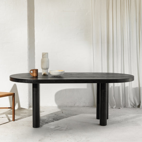 Edra Sculptural Dining Table - Black