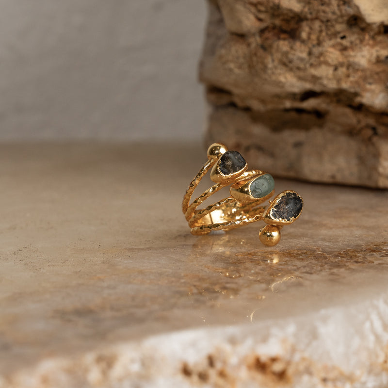 Eion Trio Stone Ring