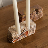 Elio Rainbow Sandstone Candle Holder