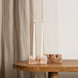 Elio Rainbow Sandstone Candle Holder