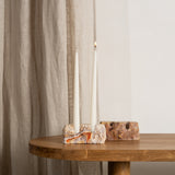 Elio Rainbow Sandstone Candle Holder