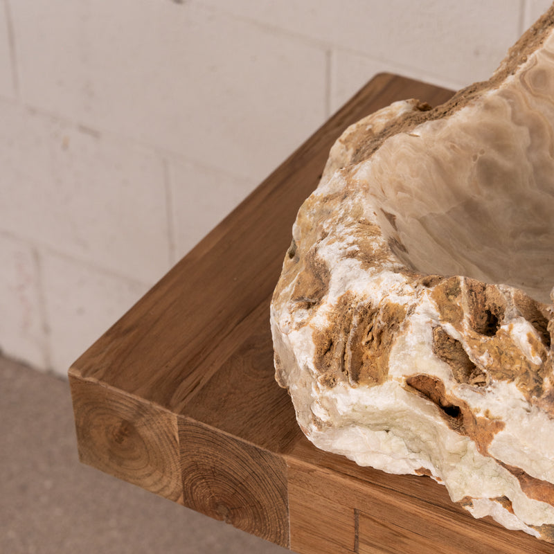 Erasmus Raw Onyx Basin