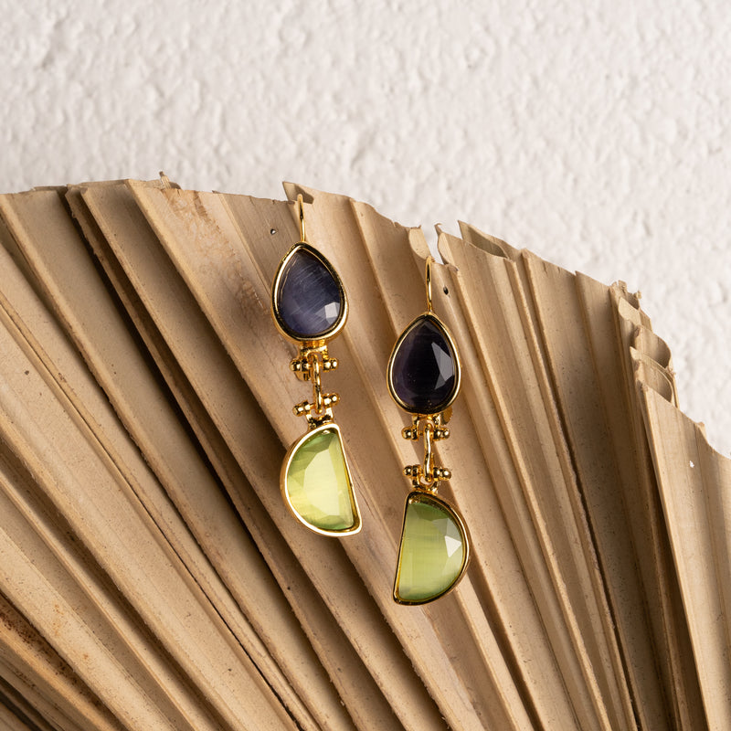 Feray Double Drop Earrings