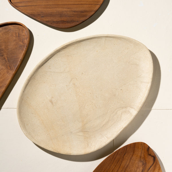 Greer Sandstone Pebble Platter
