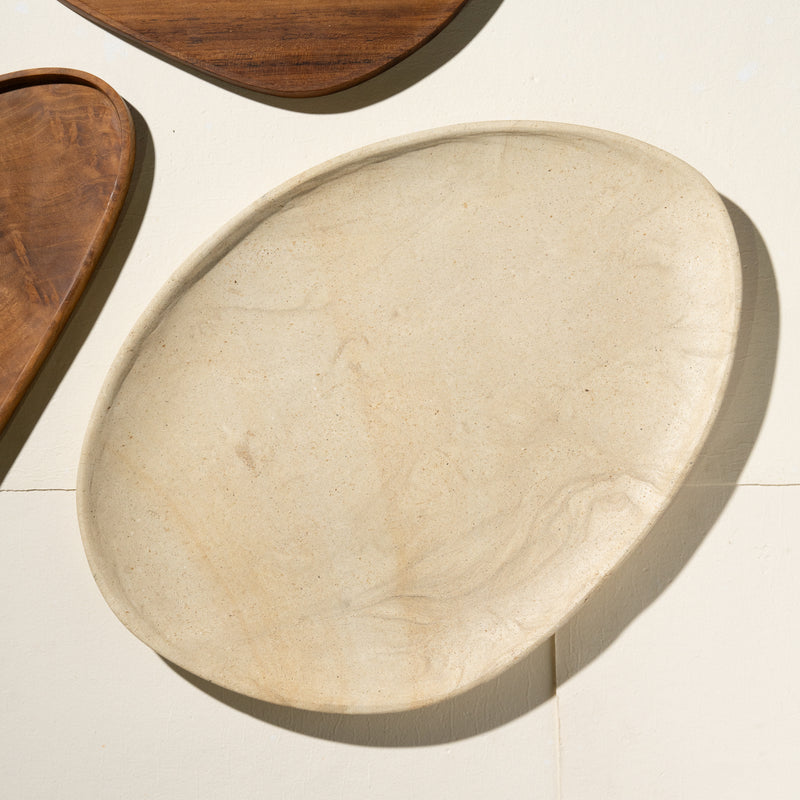 Greer Sandstone Pebble Platter