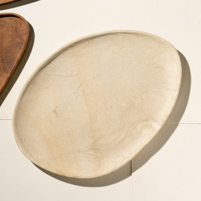 Greer Sandstone Pebble Platter