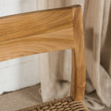 Ida Woven Barstool with Back