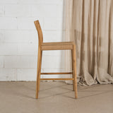 Ida Woven Barstool with Back