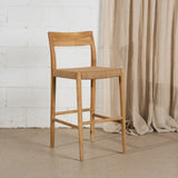 Ida Woven Barstool with Back