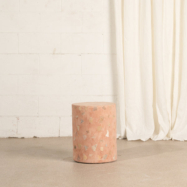 Illia Terrazzo Stool - Terrarosa
