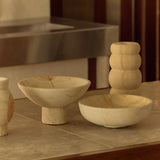 Adara Sandstone Candle Holder