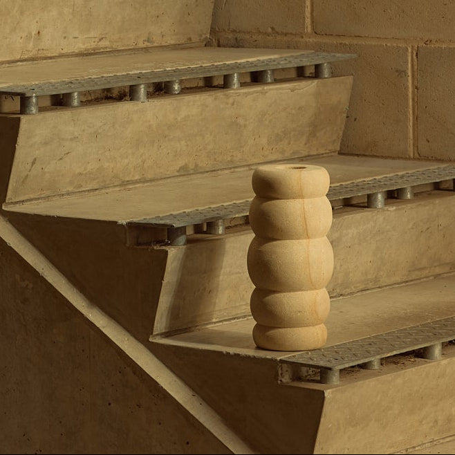 Adara Sandstone Candle Holder